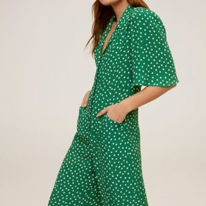 MANGO Long printed jumpsuit NWT
